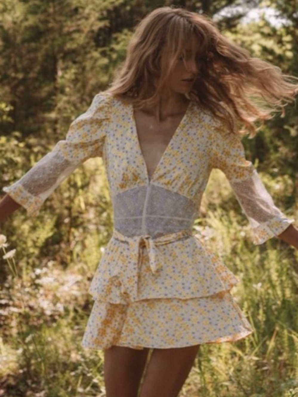 For Love & Lemons X Victoria’s Secret Daffodil Robe